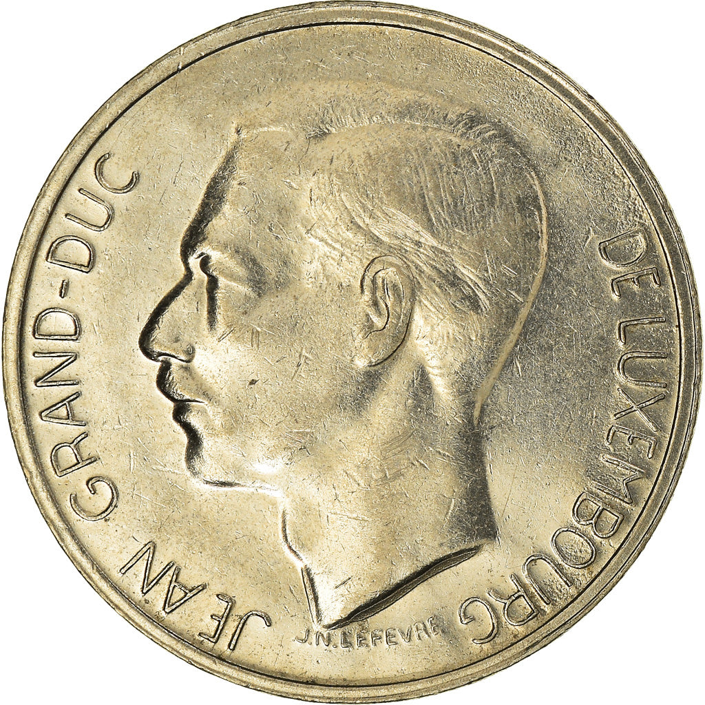 Moeda, Luxemburgo, Jean, 10 Francs, 1972, Luxembourg, EF(40-45), Níquel, KM:57