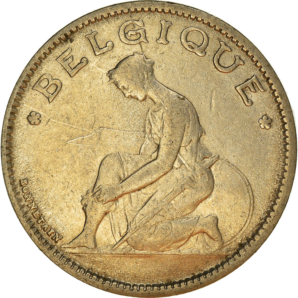 Munten, België, Franc, 1933, FR+, Nickel, KM:89