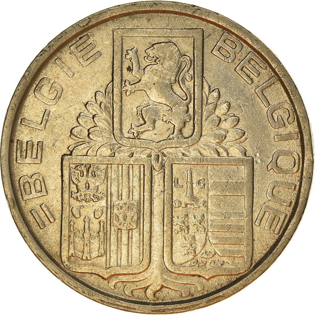 Moneta, Belgio, 5 Francs, 5 Frank, 1939, BB, Nichel, KM:117.1