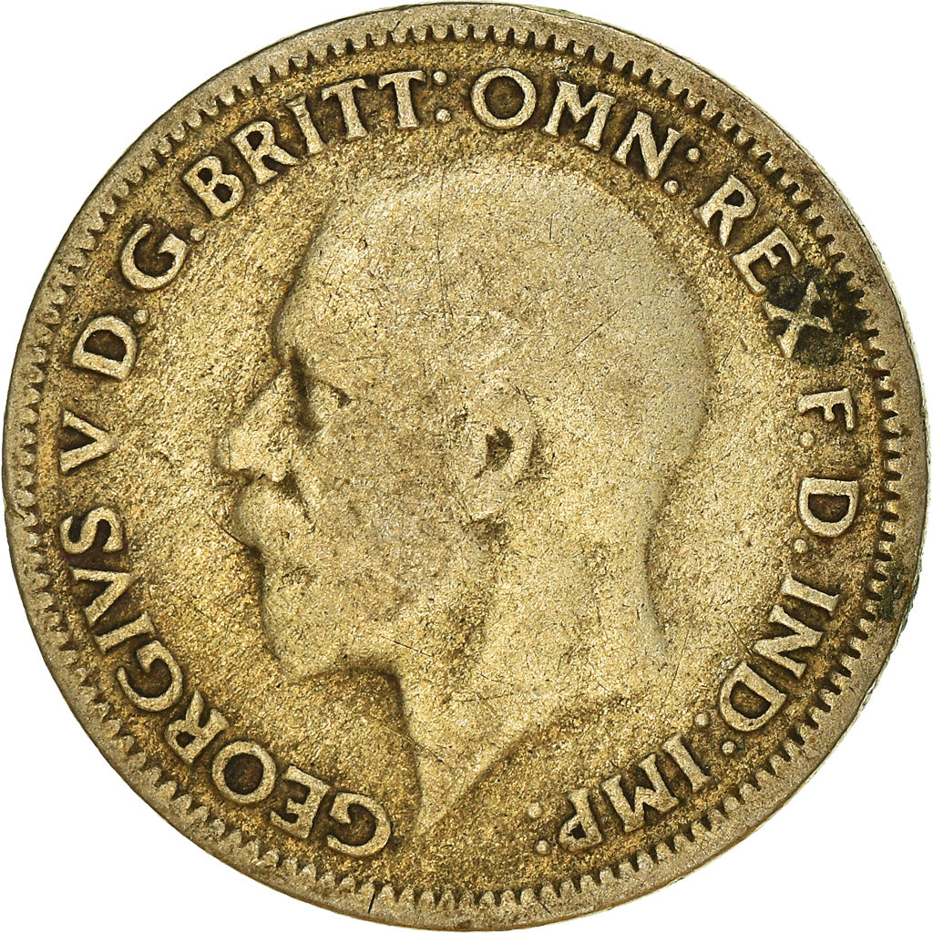 Münze, Großbritannien, George V, 6 Pence, 1936, S+, Silber, KM:832