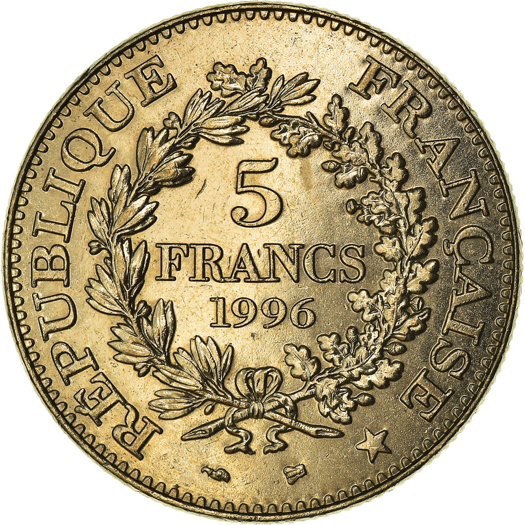Monnaie, France, Hercule, 5 Francs, 1996, Paris, TTB, Nickel, Gadoury:777
