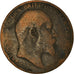 Moneda, Gran Bretaña, Edward VII, Penny, 1904, BC+, Bronce, KM:794.2