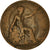 Moneta, Wielka Brytania, George V, Penny, 1919, F(12-15), Brązowy, KM:810