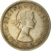 Moeda, Grã-Bretanha, Elizabeth II, 6 Pence, 1956, VF(30-35), Cobre-níquel