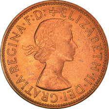 Coin, Great Britain, Elizabeth II, Penny, 1967, AU(50-53), Bronze, KM:897