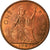 Moneta, Wielka Brytania, Elizabeth II, Penny, 1967, EF(40-45), Brązowy, KM:897