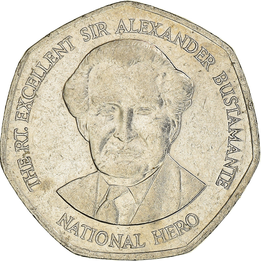 Moneda, Jamaica, Elizabeth II, Dollar, 1999, British Royal Mint, MBC, Níquel