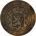 Moneta, Luksemburg, William III, 10 Centimes, 1865, Paris, VF(30-35), Brązowy