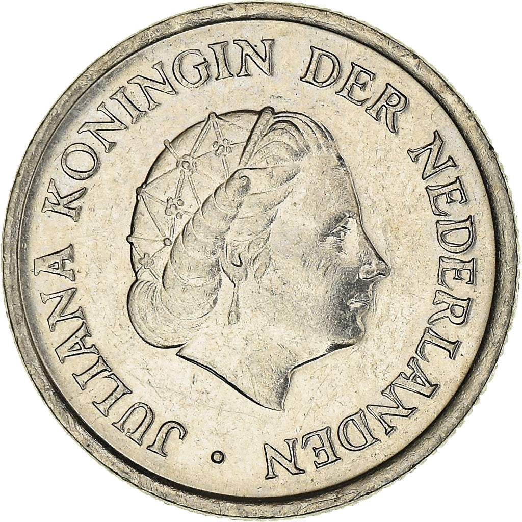 Moneta, Paesi Bassi, 25 Cents, 1980, BB, Alluminio, KM:Pn136