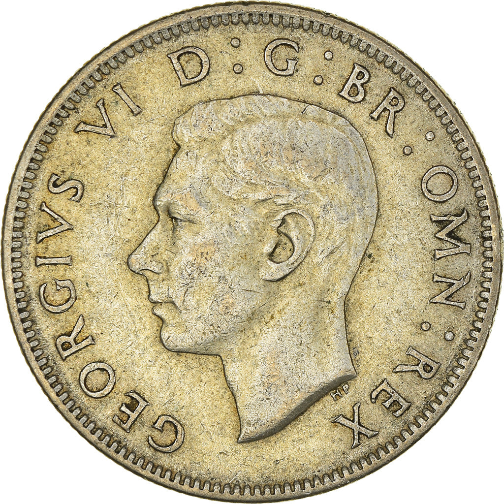 Münze, Großbritannien, George VI, Florin, Two Shillings, 1945, SS, Silber