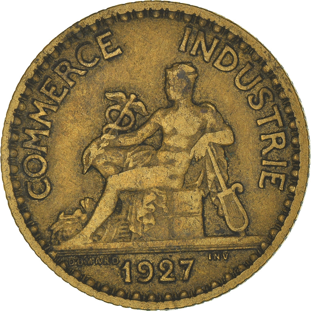 Coin, France, Chambre de commerce, Franc, 1927, Paris, VF(30-35)