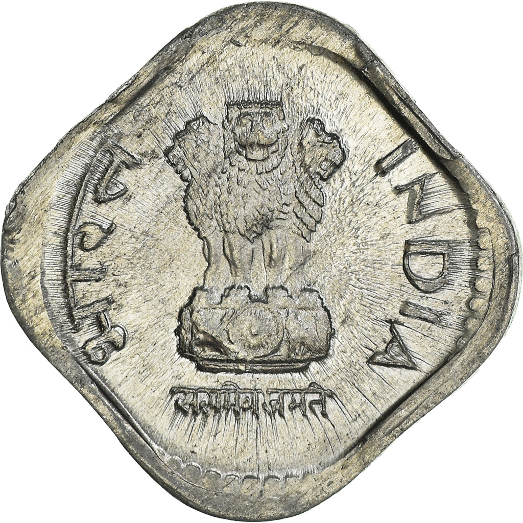 Moneta, REPUBBLICA DELL’INDIA, 5 Paise, 1991, BB+, Alluminio, KM:23a