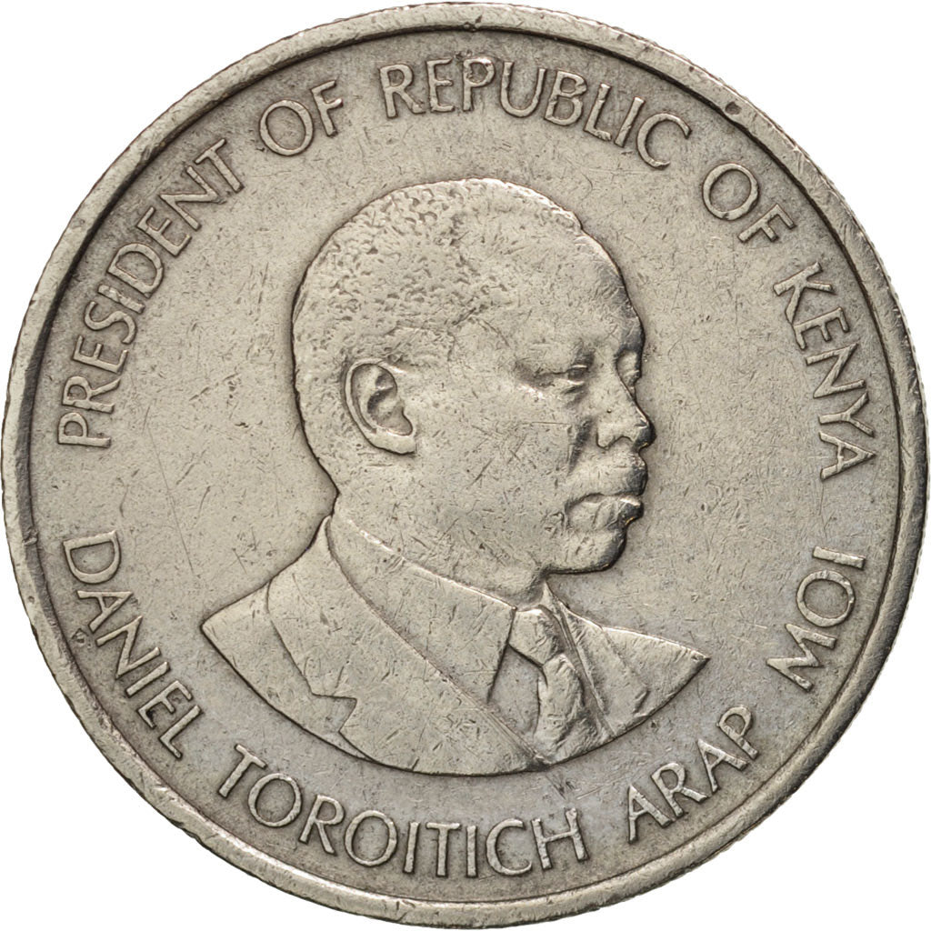 Coin, Kenya, 50 Cents, 1980, British Royal Mint, EF(40-45), Copper-nickel, KM:19