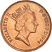 Coin, Great Britain, Elizabeth II, 2 Pence, 1994, AU(50-53), Copper Plated