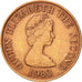 Coin, Jersey, Elizabeth II, Penny, 1983, AU(55-58), Bronze, KM:54