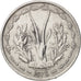 Moneda, Estados del África Occidental, Franc, 1975, Paris, MBC, Aluminio