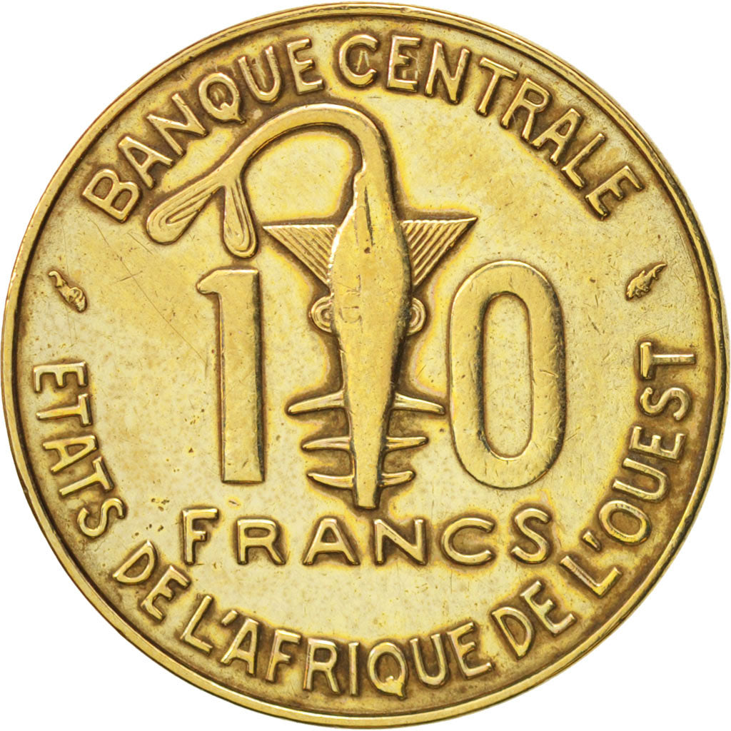Munten, West Afrikaanse Staten, 10 Francs, 1978, Paris, ZF