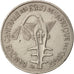 Moneda, Estados del África Occidental, 100 Francs, 1976, Paris, MBC, Níquel