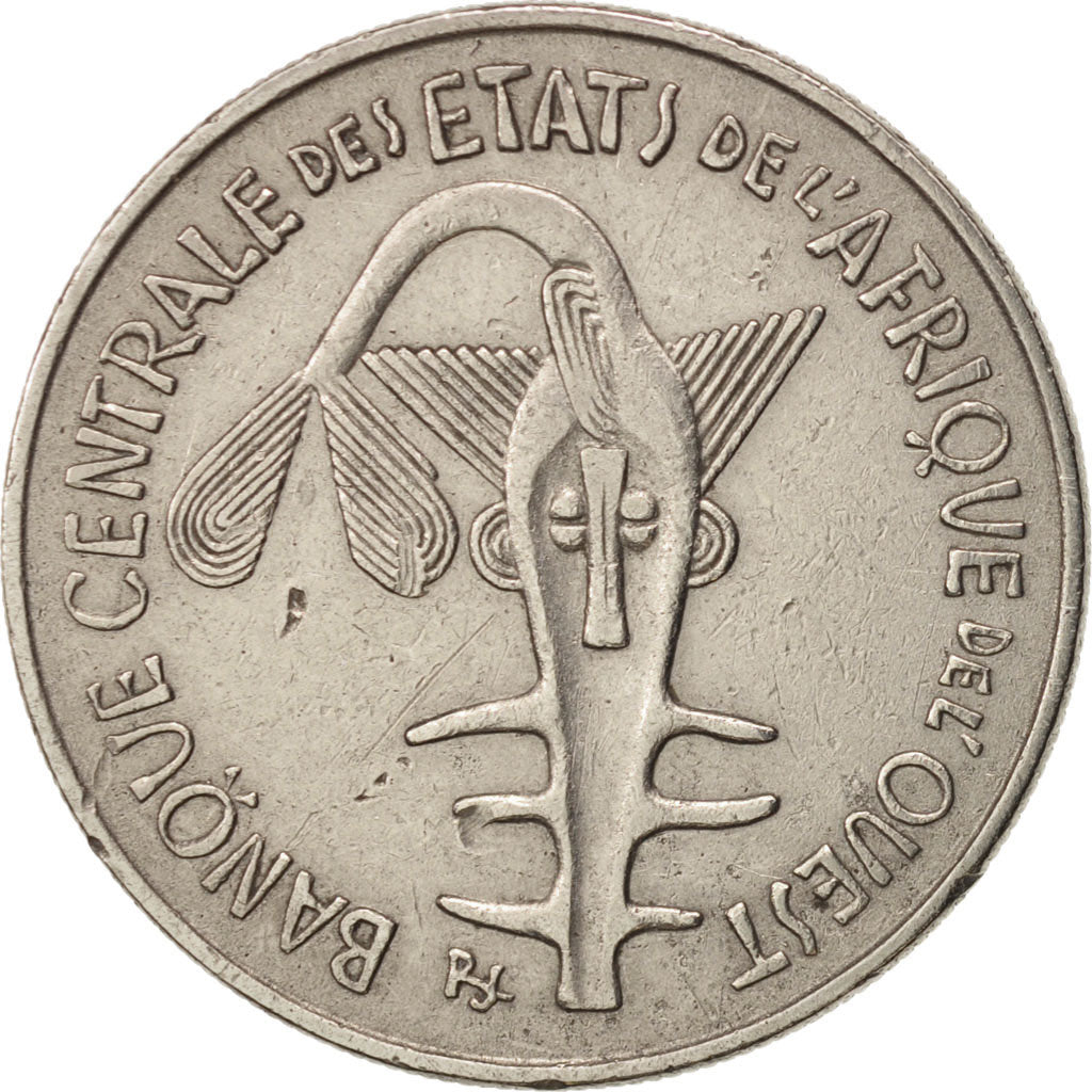 Coin, West African States, 100 Francs, 1976, Paris, EF(40-45), Nickel, KM:4