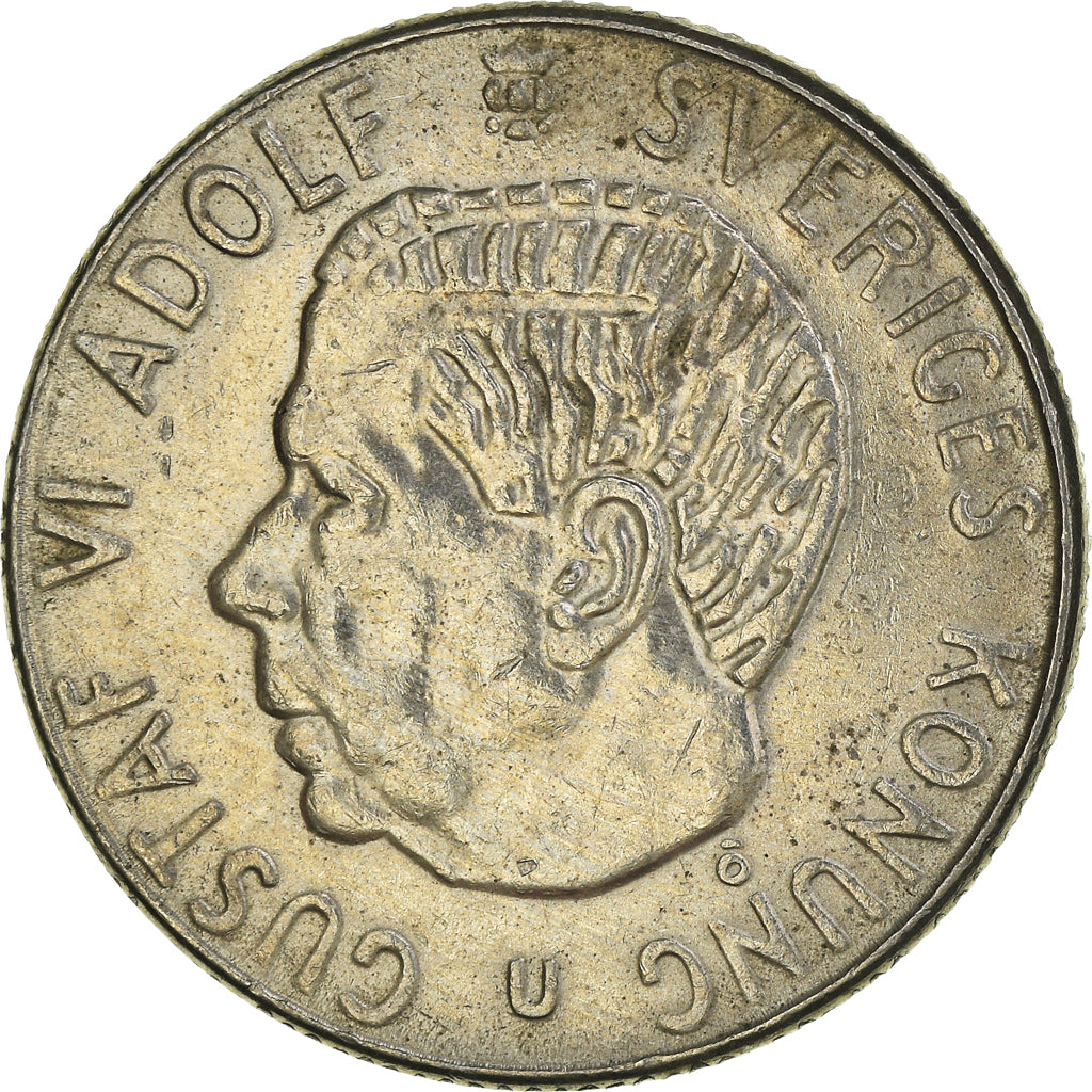 Monnaie, Suède, Gustaf V, Krona, 1973, TTB, Argent, KM:814