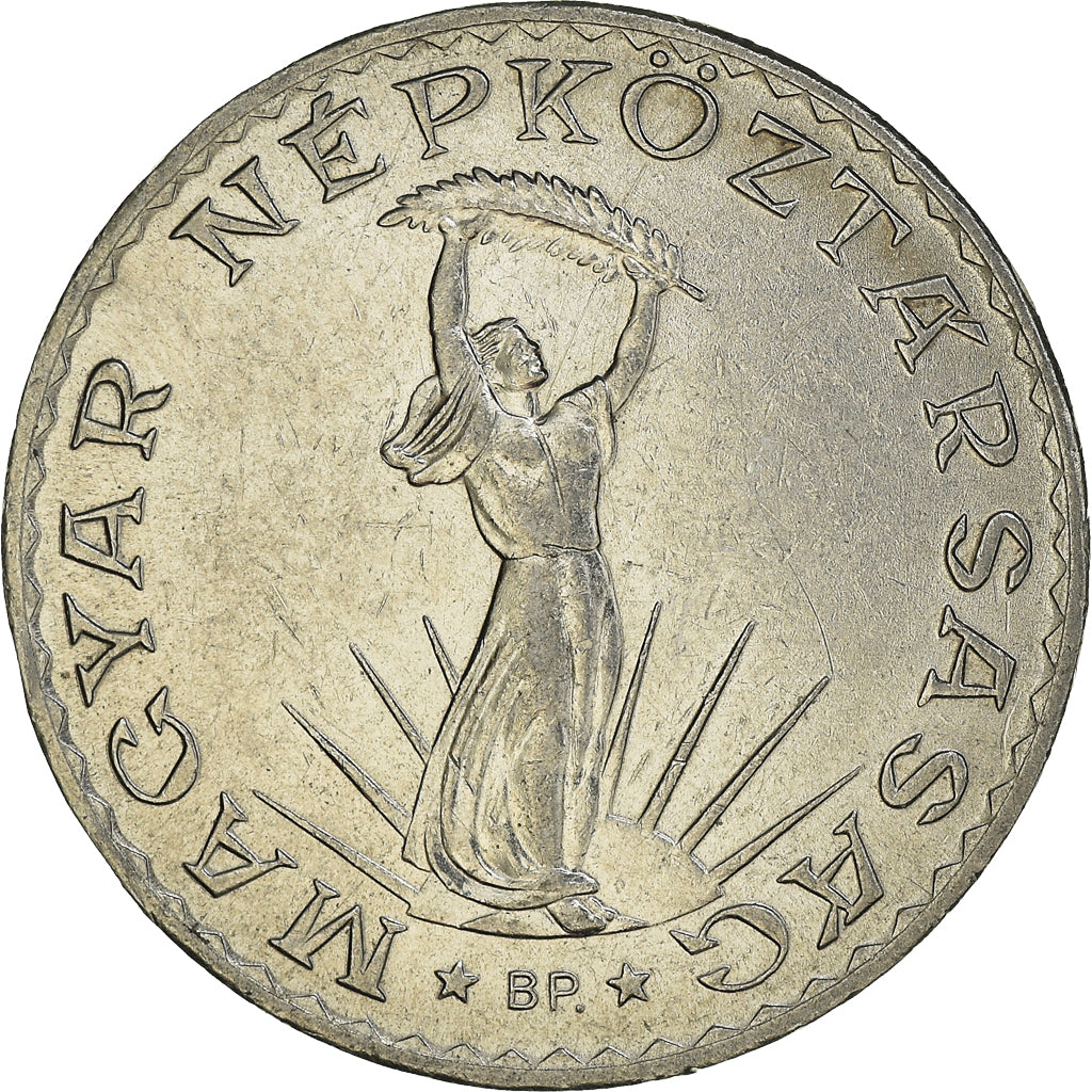 Coin, Hungary, 10 Forint, 1979, Budapest, EF(40-45), Nickel, KM:595