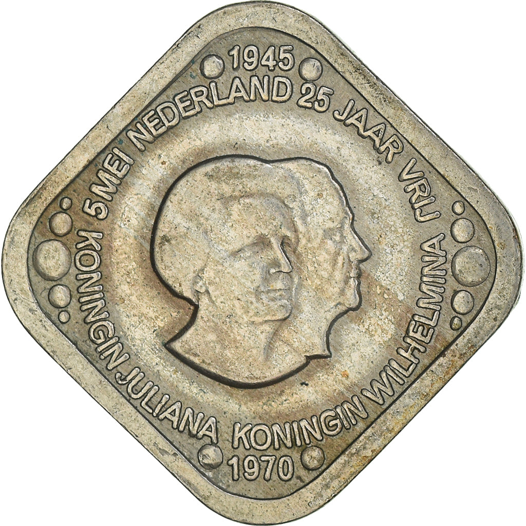 Moneta, Paesi Bassi, Beatrix, 5 Cents, 1970, BB, Rame-nichel-zinco, KM:8