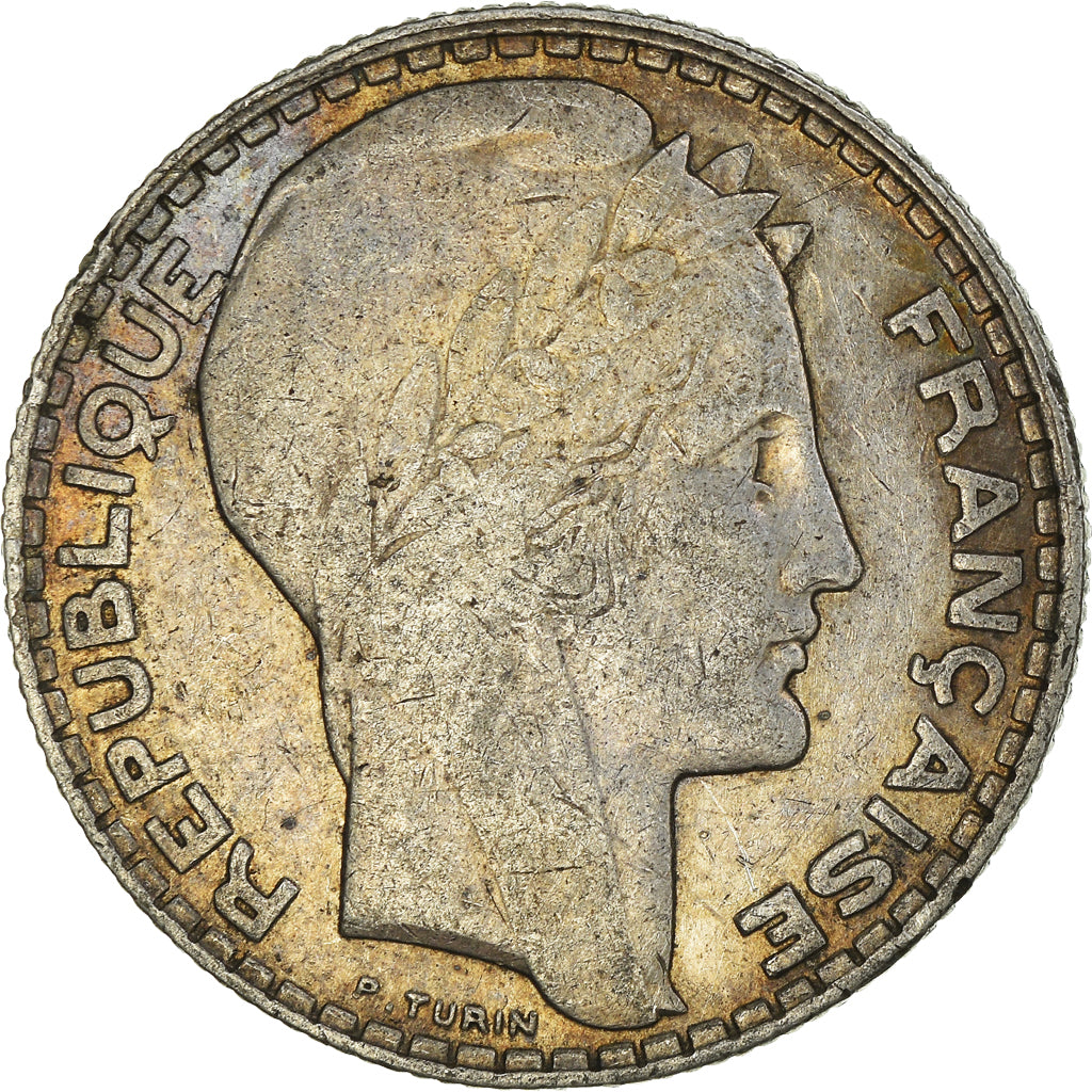 Moneta, Francja, Turin, 10 Francs, 1930, Paris, VF(30-35), Srebro, KM:878