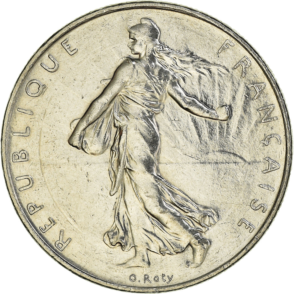 Münze, Frankreich, Semeuse, Franc, 2001, Paris, VZ+, Nickel, KM:925.1