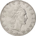 Coin, Italy, 50 Lire, 1956, Rome, EF(40-45), Stainless Steel, KM:95.1