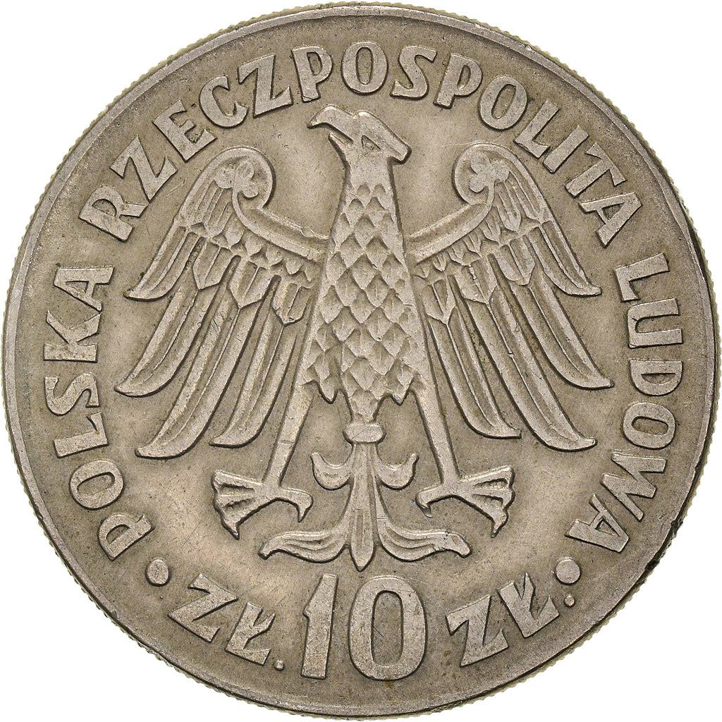 Monnaie, Pologne, 10 Zlotych, 1964, TTB, Cupro-nickel, KM:52.1