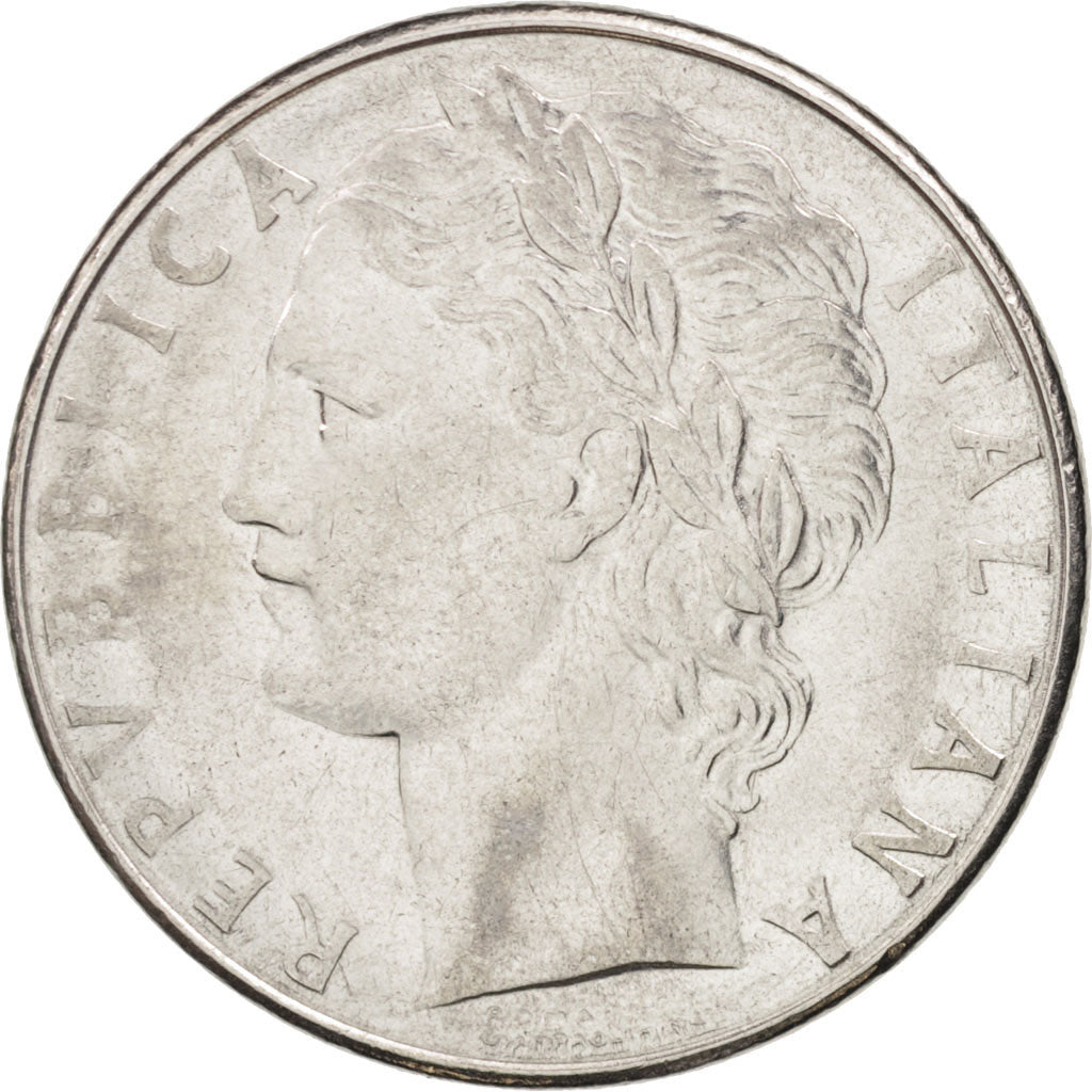 Coin, Italy, 100 Lire, 1978, Rome, AU(50-53), Stainless Steel, KM:96.1