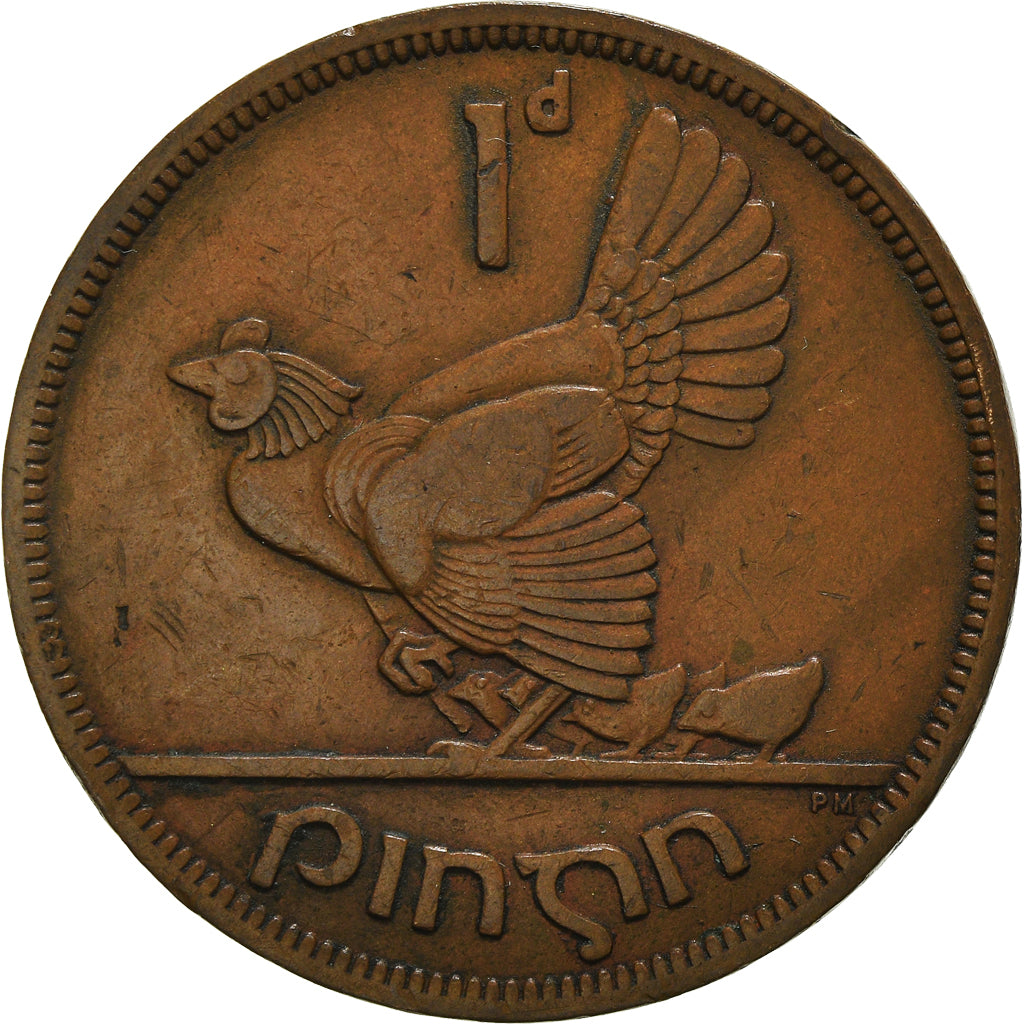 Coin, IRELAND REPUBLIC, Penny, 1941, EF(40-45), Bronze, KM:11