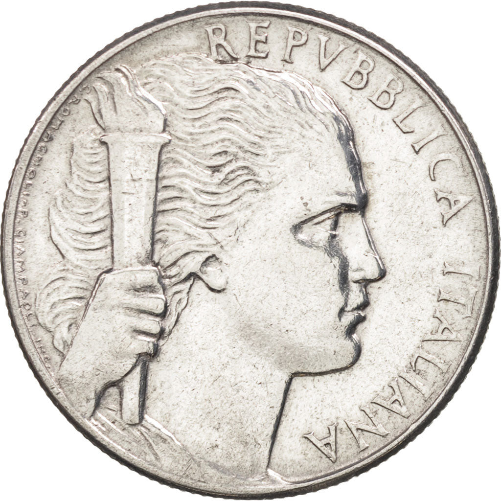 Monnaie, Italie, 5 Lire, 1950, Rome, TTB+, Aluminium, KM:89