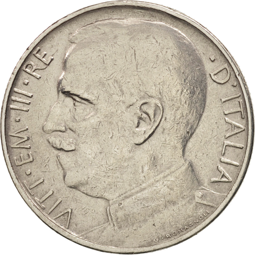 Coin, Italy, Vittorio Emanuele III, 50 Centesimi, 1920, Rome, EF(40-45), Nickel