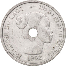 Coin, Lao, Sisavang Vong, 10 Cents, 1952, Paris, EF(40-45), Aluminum, KM:4