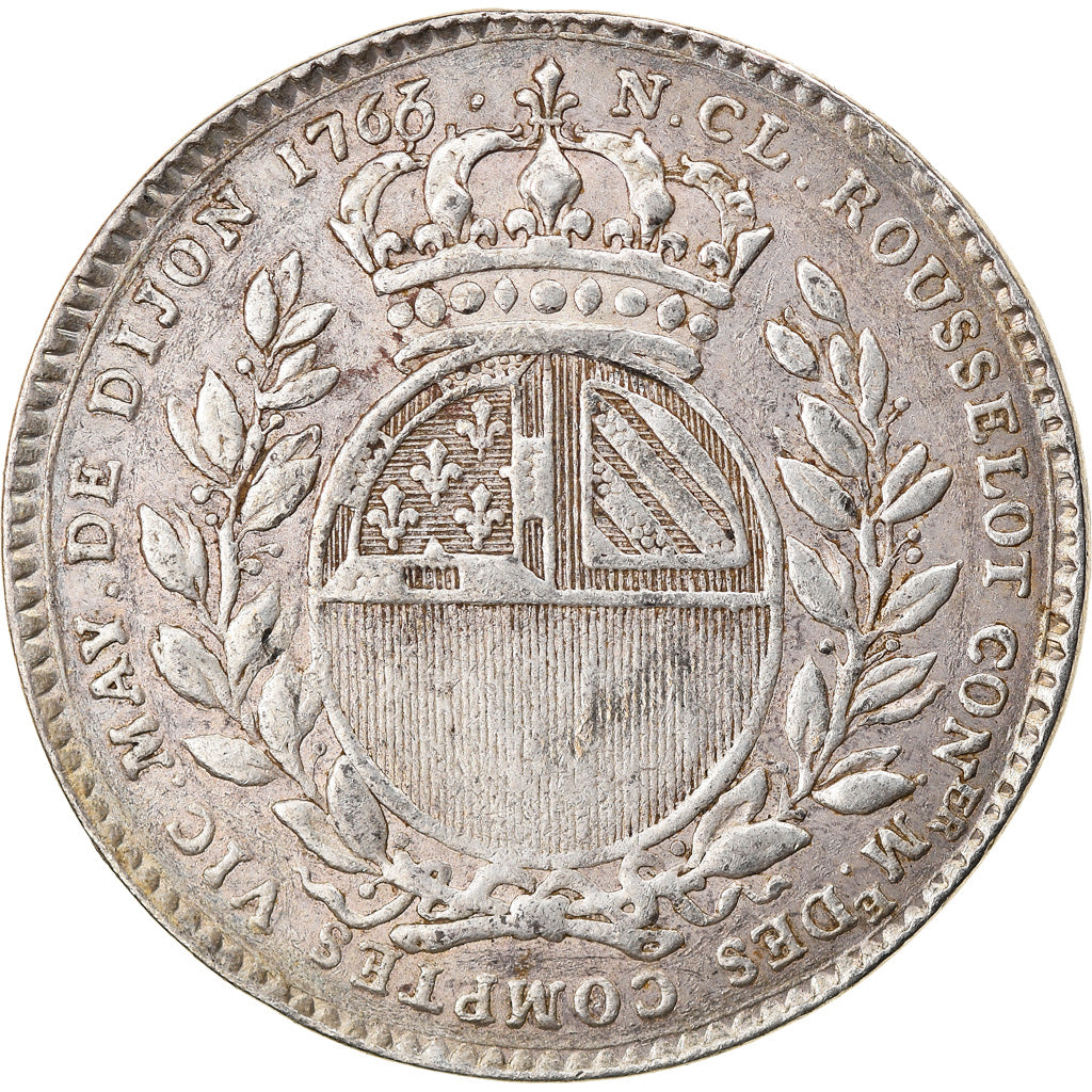 France, Jeton, Louis XV, Maires de Dijon, Nicolas-Claude Rousselot, History