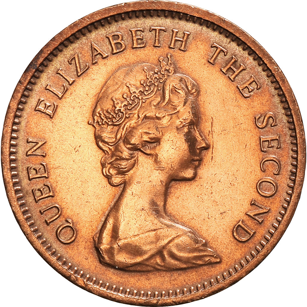 Moneta, Jersey, Elizabeth II, 1/2 New Penny, 1971, AU(50-53), Brązowy, KM:29
