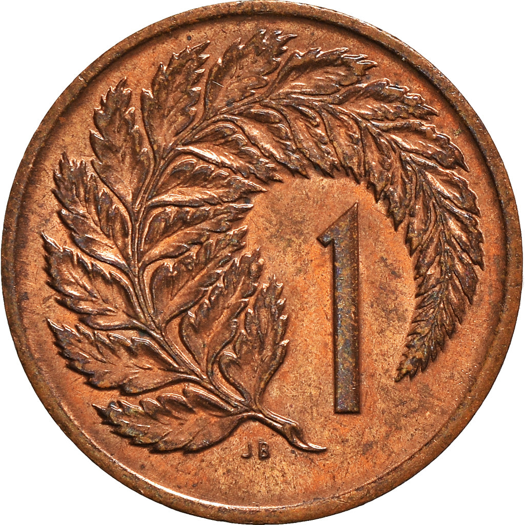 Monnaie, Nouvelle-Zélande, Elizabeth II, Cent, 1971, TTB, Bronze, KM:31.1