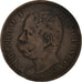Moneda, Italia, Umberto I, 10 Centesimi, 1893, Birmingham, BC+, Cobre, KM:27.1