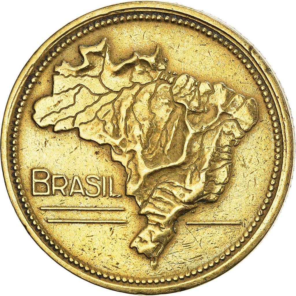Münze, Brasilien, Cruzeiro, 1949, SS, Aluminum-Bronze, KM:558