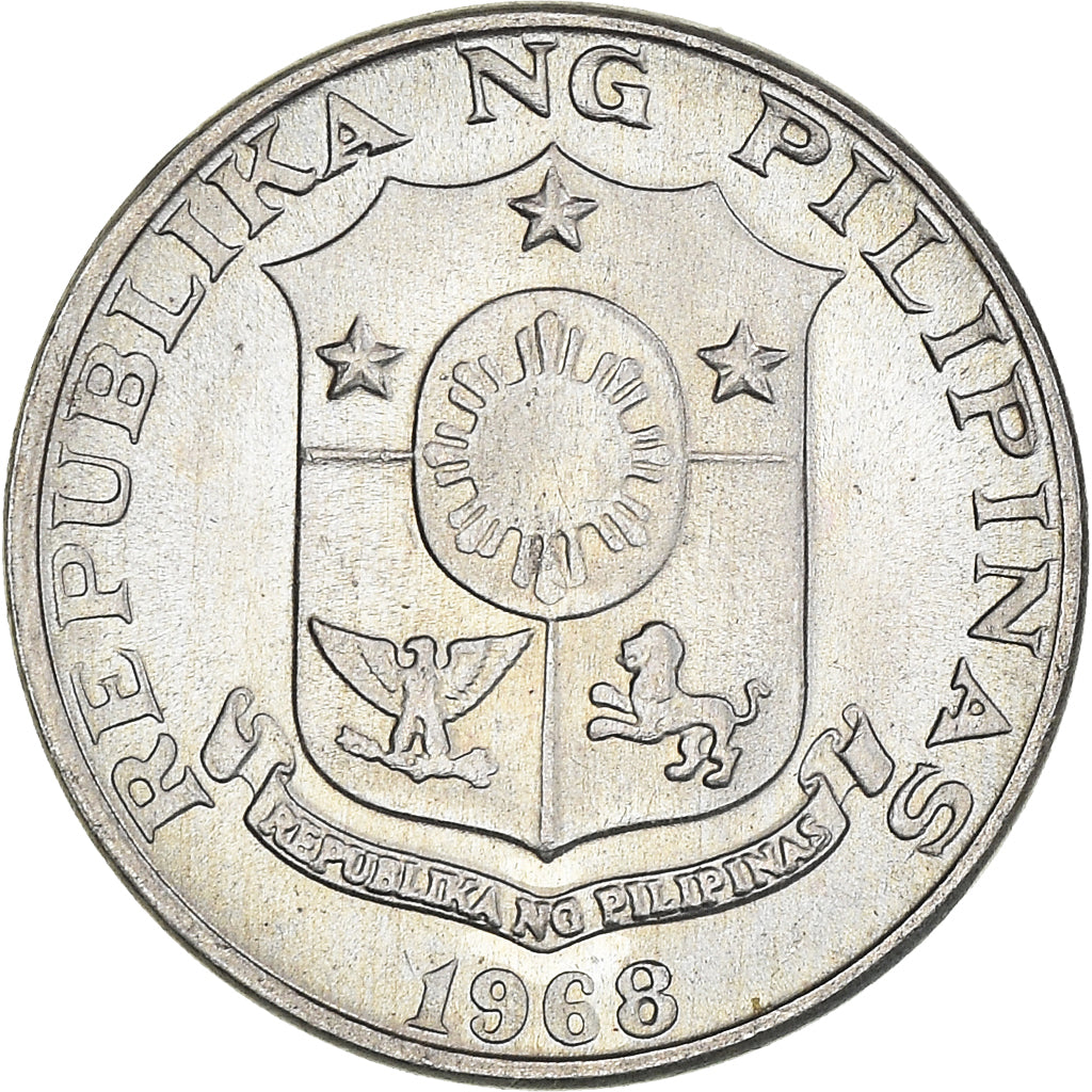 Coin, Philippines, Sentimo, 1968, AU(55-58), Aluminum, KM:196