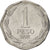 Moneta, Chile, Peso, 1992, Santiago, MS(63), Aluminium, KM:231
