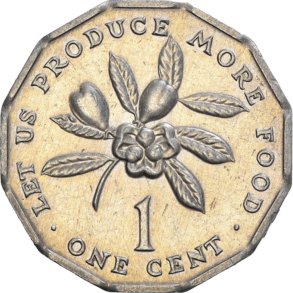 Moneta, Jamaica, Elizabeth II, Cent, 1975, British Royal Mint, AU(50-53)