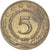 Moneta, Iugoslavia, 5 Dinara, 1972, BB+, Rame-nichel-zinco, KM:58