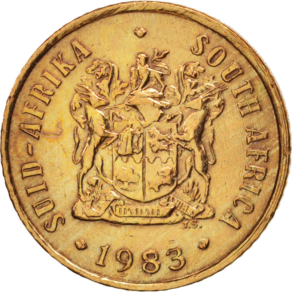 Coin, South Africa, Cent, 1983, EF(40-45), Bronze, KM:82