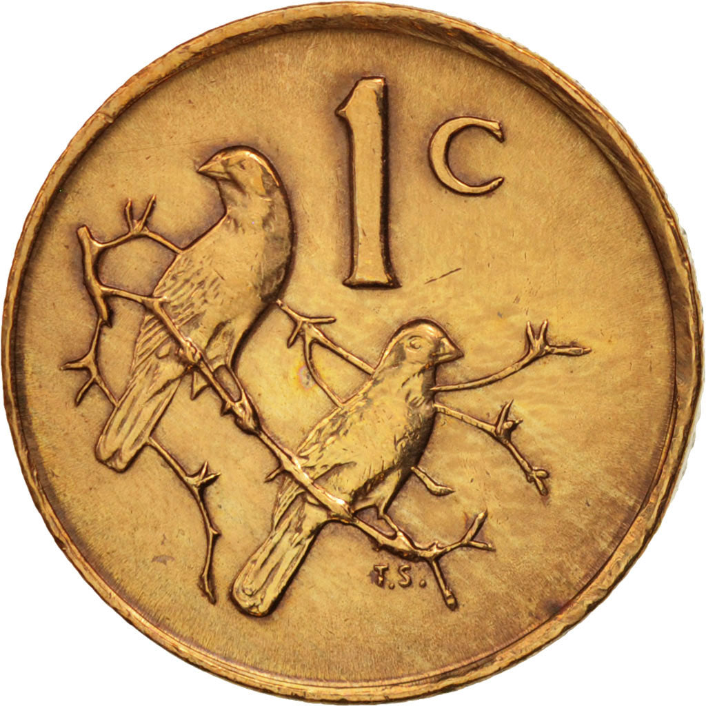 Coin, South Africa, Cent, 1983, EF(40-45), Bronze, KM:82
