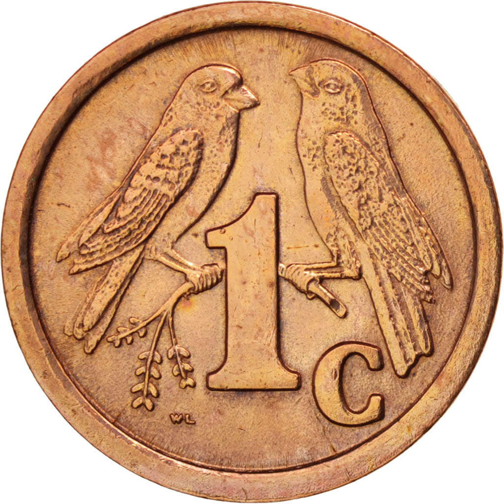 Coin, South Africa, Cent, 1991, AU(55-58), Copper Plated Steel, KM:132