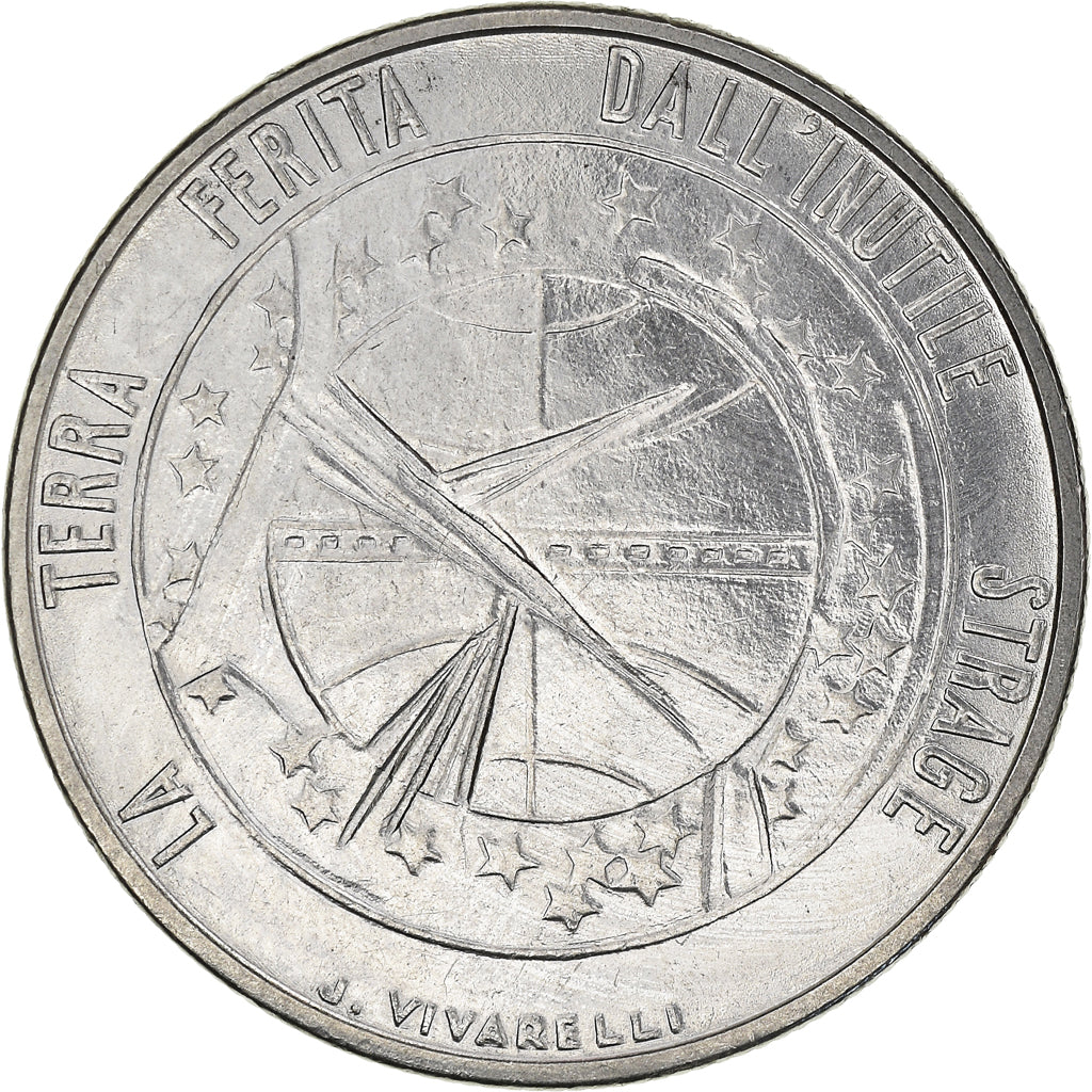 Moneda, San Marino, 100 Lire, 1977, Rome, BC+, Acero, KM:69