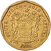Münze, Südafrika, 20 Cents, 1994, Pretoria, VZ, Bronze Plated Steel, KM:136