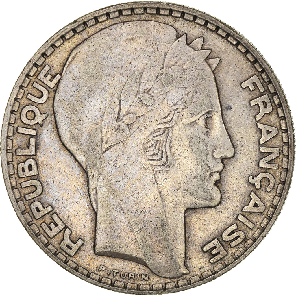 Coin, France, Turin, 20 Francs, 1933, Paris, EF(40-45), Silver, KM:879